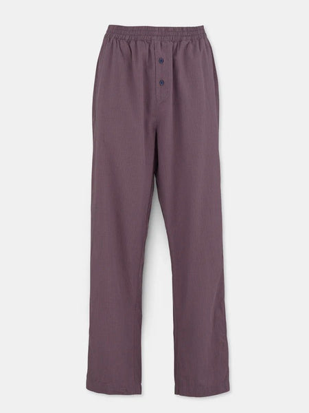 Casual pant check - mix vintage violet