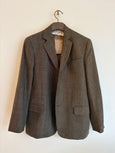 Contrasted blazer in green tones