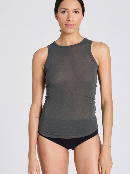 ALBERTE WOOL TOP - BELUGA