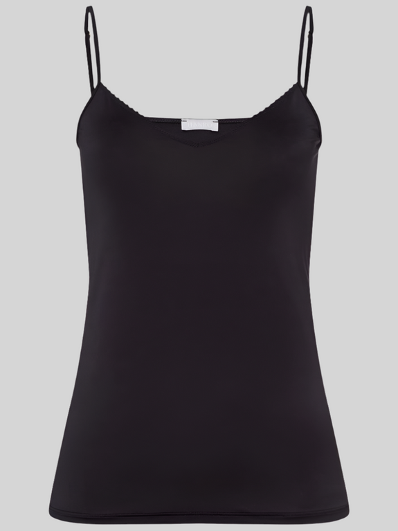 Satin Deluxe SPAGHETTI CAMISOLE - black