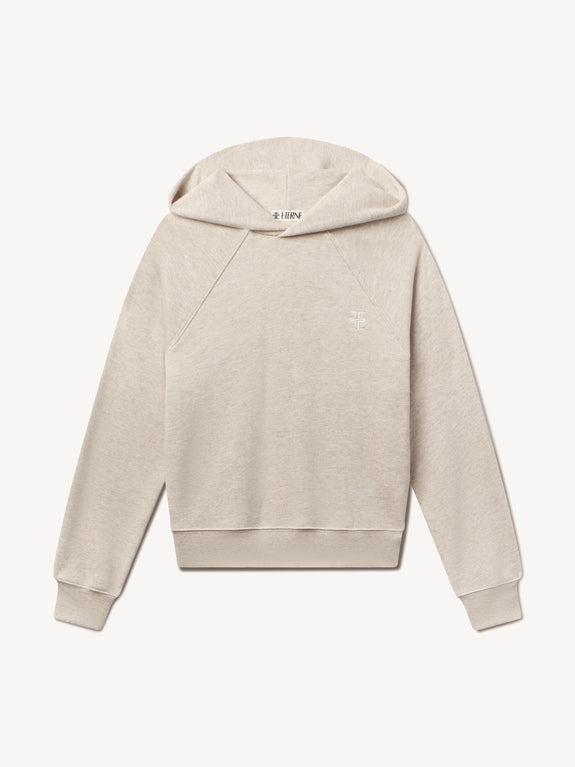 Shrunken Hoodie Sweatshirt - Heather Oatmeal