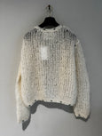 Handmade beaded mohaircardigan