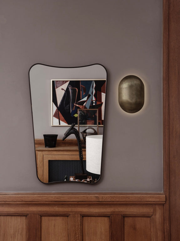 Wall Mirror F.A. 33 - 54x80cm - black brass