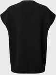 Thea Lambswool Vest - black