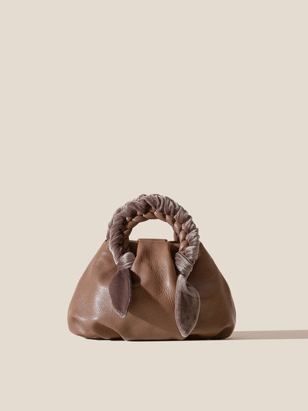 BOMBON VELVET FOULARD - teak