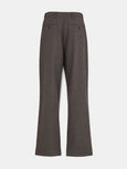 Balder pant fine wool - brownie melange