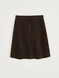 Estelle skirt short corduroy - Smokey brown
