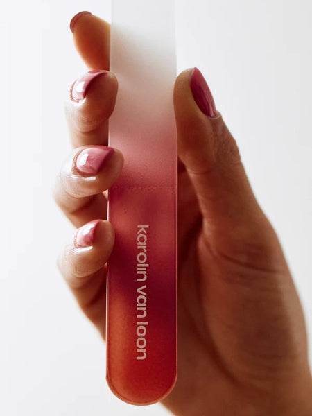 La douceur, glass nail file