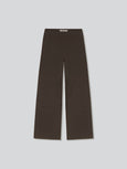 LAY2 STRAIGHT TROUSER - cocoa brown