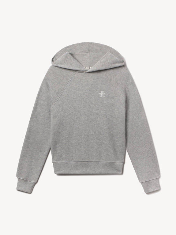 Shrunken Hoodie Sweatshirt - Heather Grey