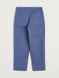 Carlo midwaist wide cotton - french blue