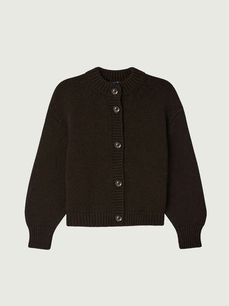 LEONARD CARDIGAN - chocolate