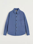 Casy shirt cotton - french blue