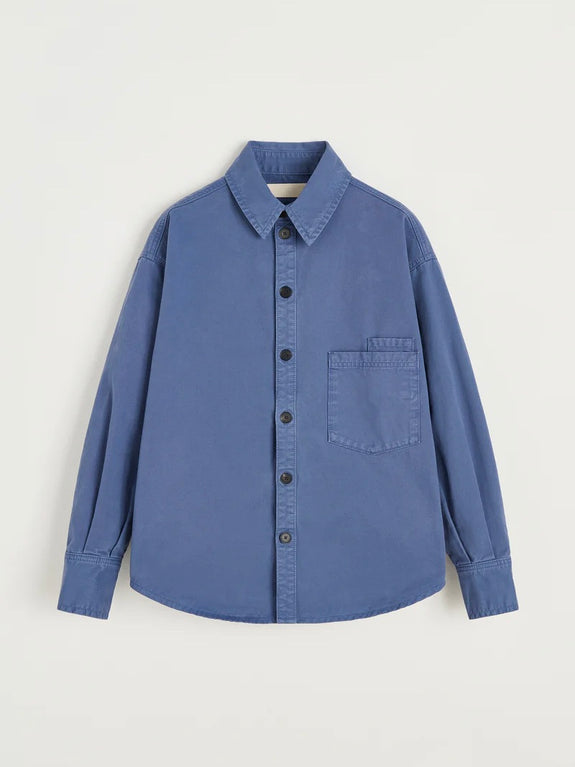 Casy shirt cotton - french blue