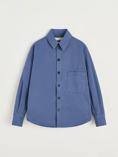 Casy shirt cotton - french blue