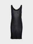 Sporty slip dress Mulberry silk - black