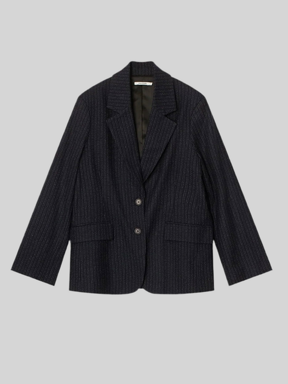 SIMONA JACKET WOOL - MARINE