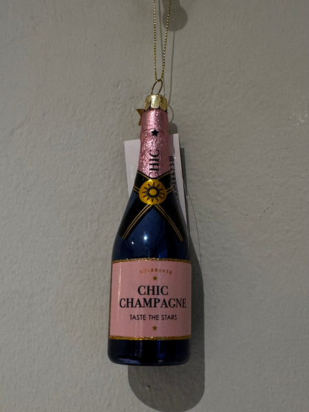 Ornament glass champagne
