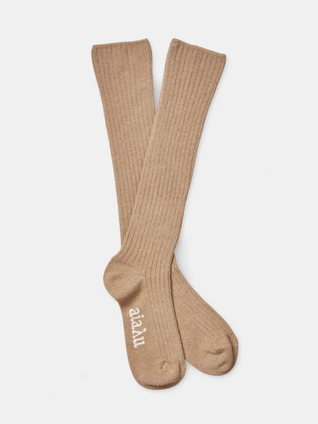 Cashmere knee socks - baguette