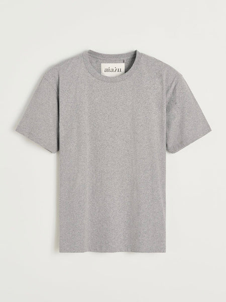 Classic circular tee - Grey melange