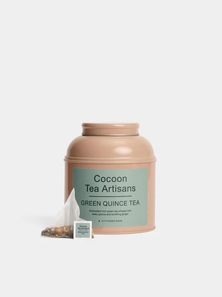 Green Tea Quince pyramid tea bags