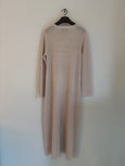 Silk paper dress - Sand