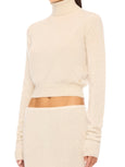 ETIENNE CASHMERE SWEATER - HEATHER OATMEAL