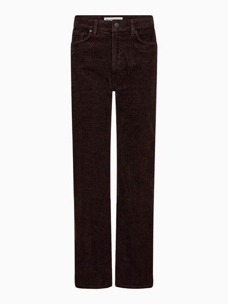 Brown Jeans corduroy - Black coffee