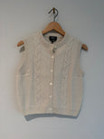 Alyson sleeveless jumper - ecru