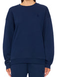 OVERSIZED CREWNECK SWEATSHIRT - NAVY