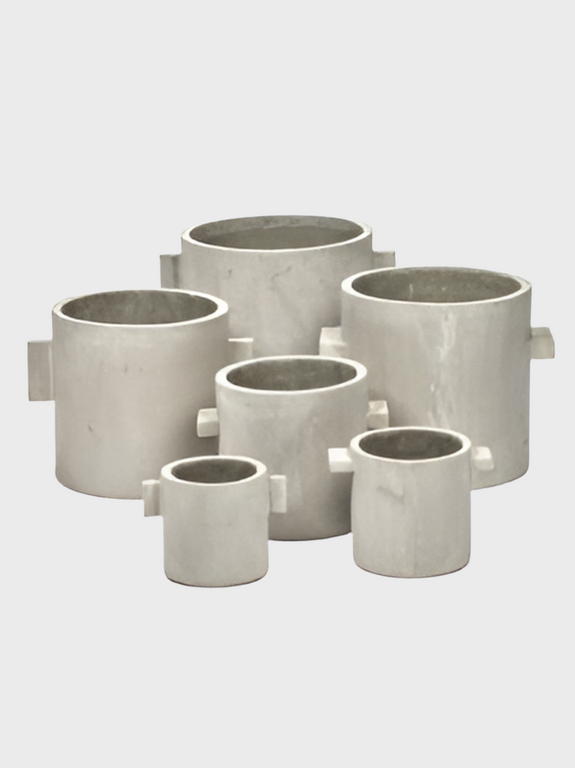 Flowerpot Concrete Round Naturel S