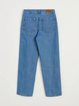 Carlo midwaist wide jeans - Clear Blue