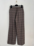 Prince of wales flannel pants - dove gray