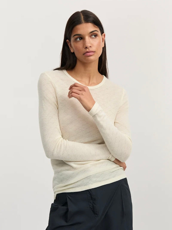 Lumae long sleeve - Pure ecru