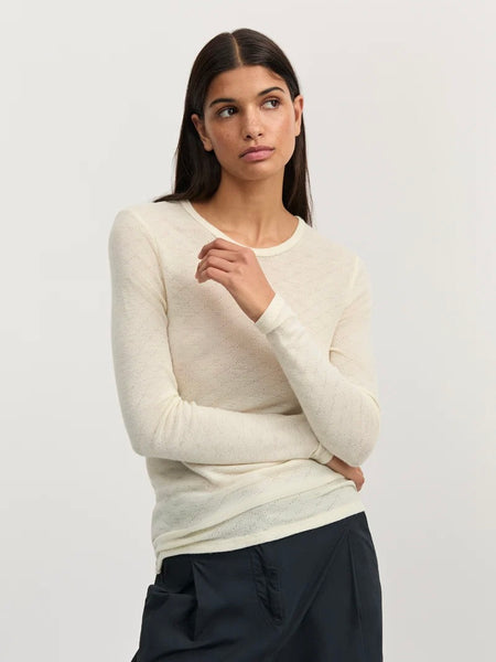 Lumae long sleeve - Pure ecru
