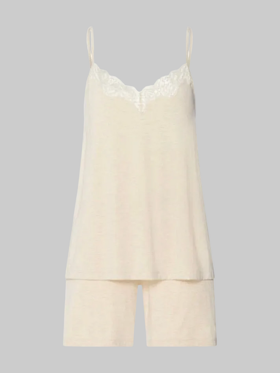 Natural Elegance Short Pyjamas - summer sand melange