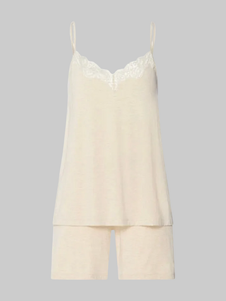 Natural Elegance Short Pyjamas - summer sand melange