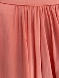 Cotton and silk voile midi skirt - roseo