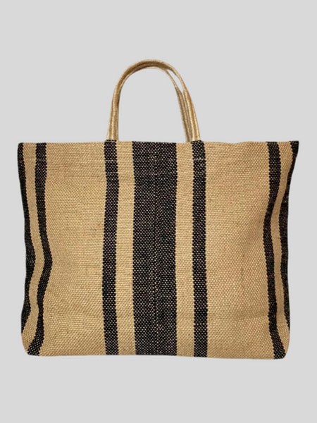 Jute bag - natural/black