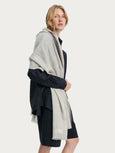 Ema cashmere scarf – Light Grey Melange