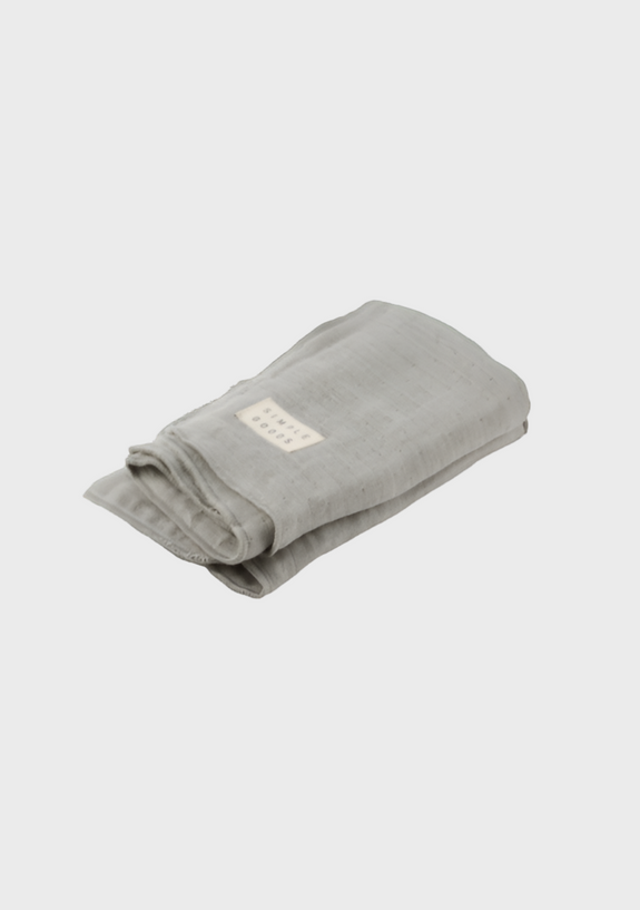 Dish Cloth in organic cotton  - GREY