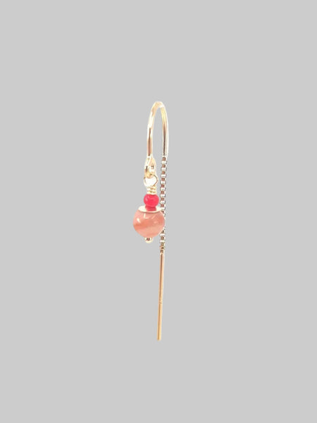 Sui earing - red malachite