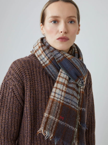 ANDERSON SCARF N°803 - SLATE GRAY