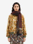 EUCLIDEX Shawl Scarf Cashmere - MARRONE