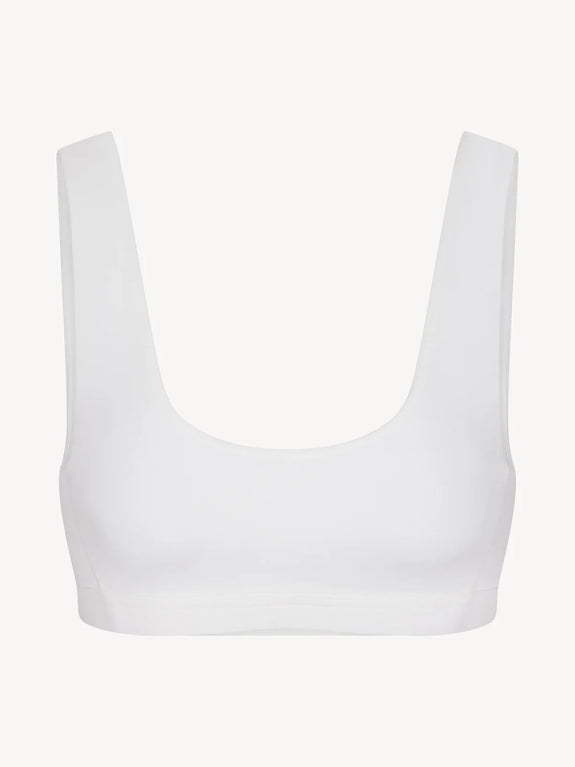 Scoop Neck Bra - ivory