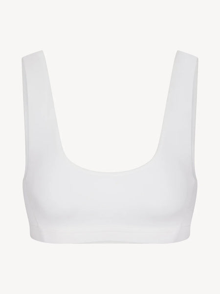 Scoop Neck Bra - ivory