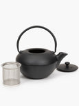 Tea pot 1L black Pure