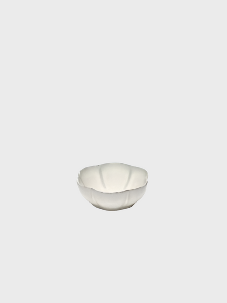 Inku Bowl Ribbed M - White