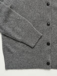 Ingolf pure cashmere cardigan – Stormy