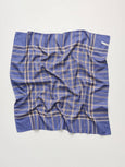 Taylon silk scarf –  mix french blue